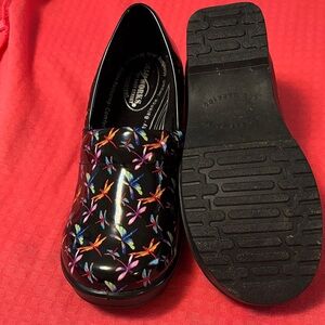 Dragonfly Patterned Women's Mules